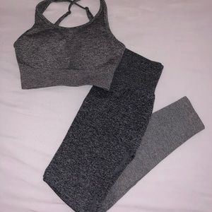 Gray AYBL workout set XS